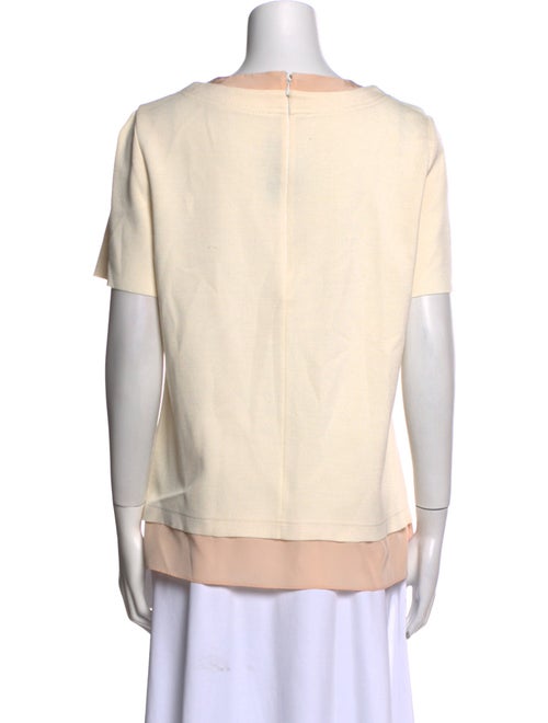 St. John Scoop Neck Short Sleeve T-Shirt