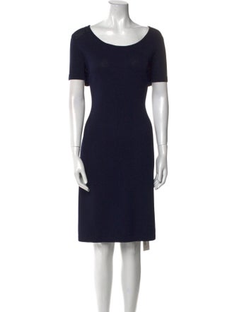 St. John Wool Knee-Length Dress