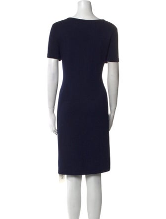 St. John Wool Knee-Length Dress