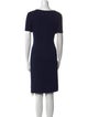 St. John Wool Knee-Length Dress