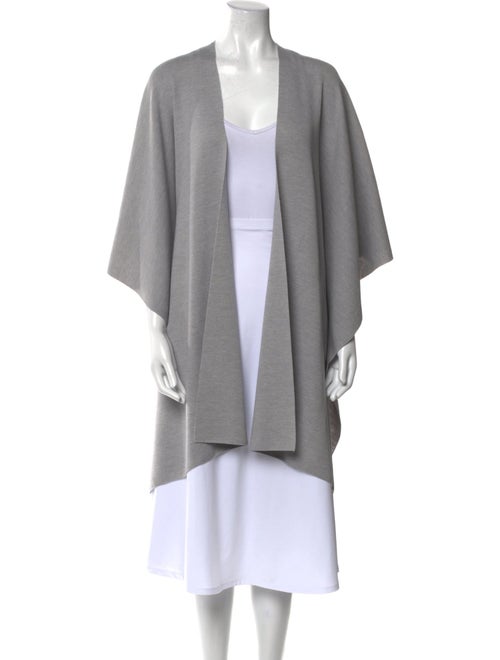 St. John Wool Open Front Sweater