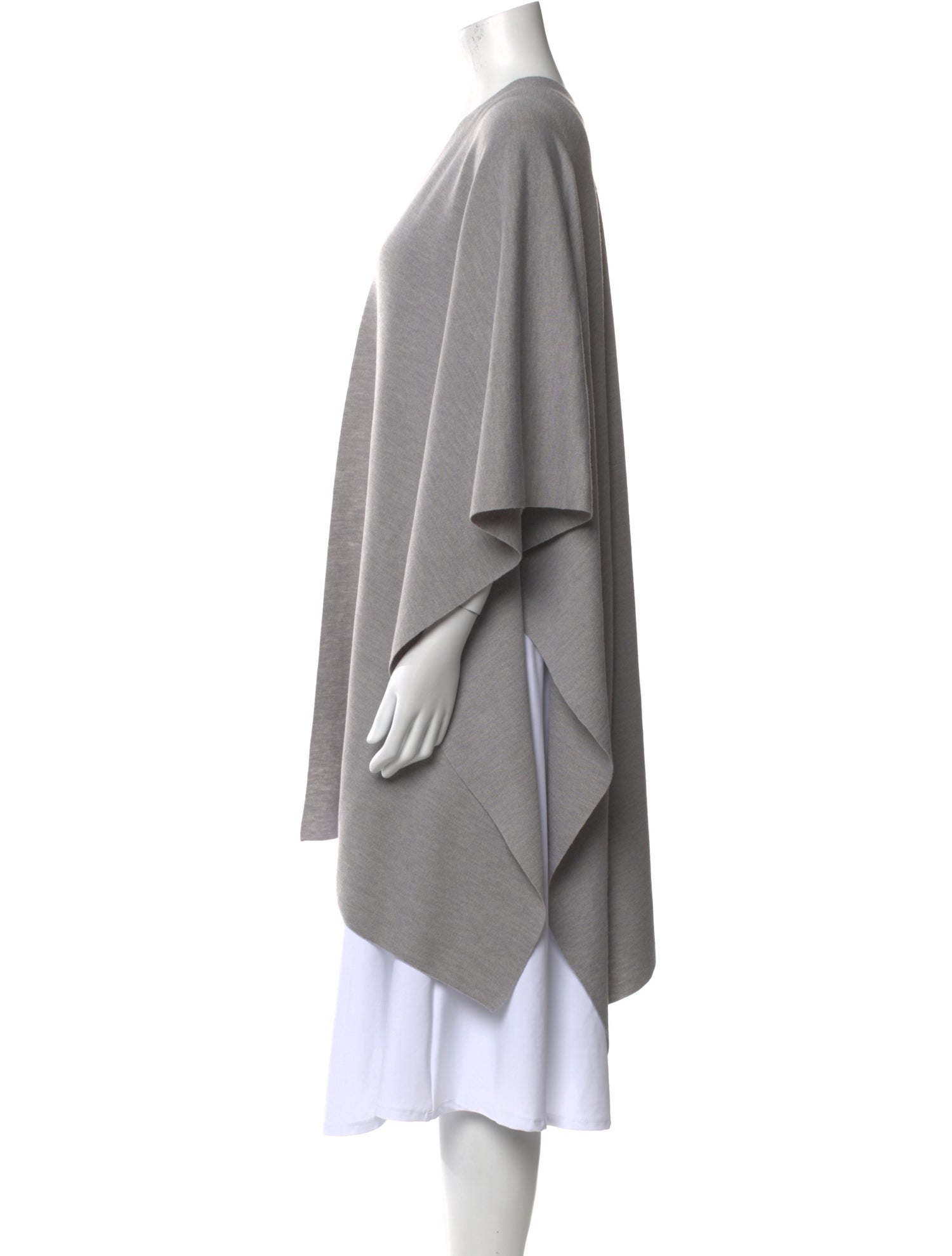 St. John Wool Open Front Sweater