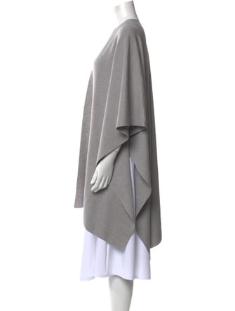 St. John Wool Open Front Sweater