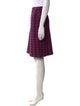 St. John Tweed Pattern Knee-Length Skirt