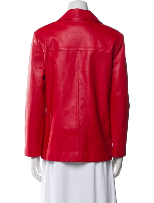 St. John Leather Blazer