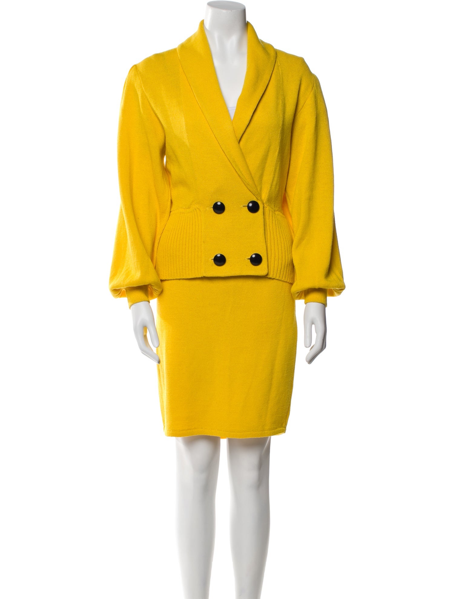 St. John Wool Skirt Set