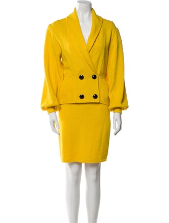 St. John Wool Skirt Set