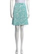 St. John Collection Floral Print Mini Skirt