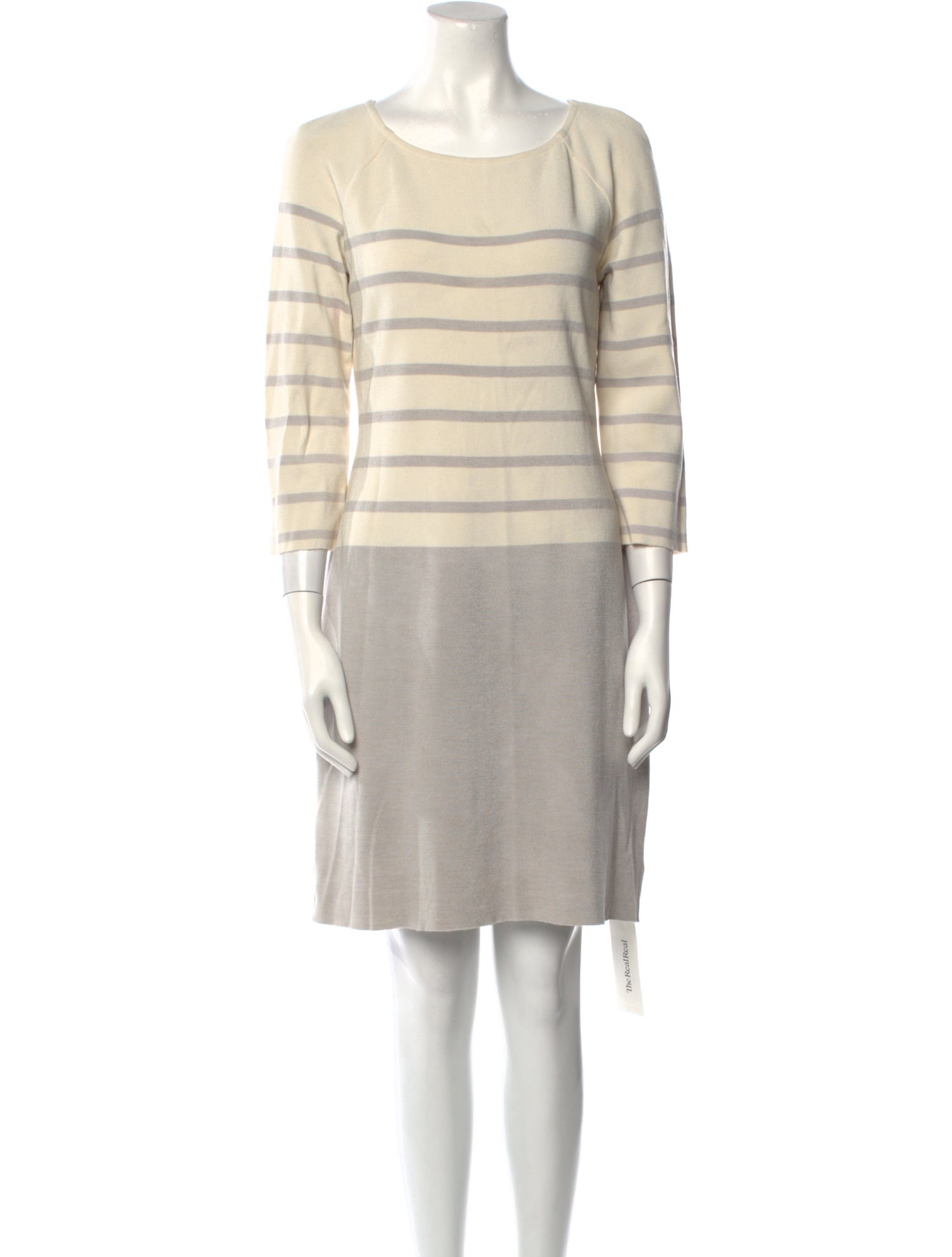 St. John Striped Mini Dress