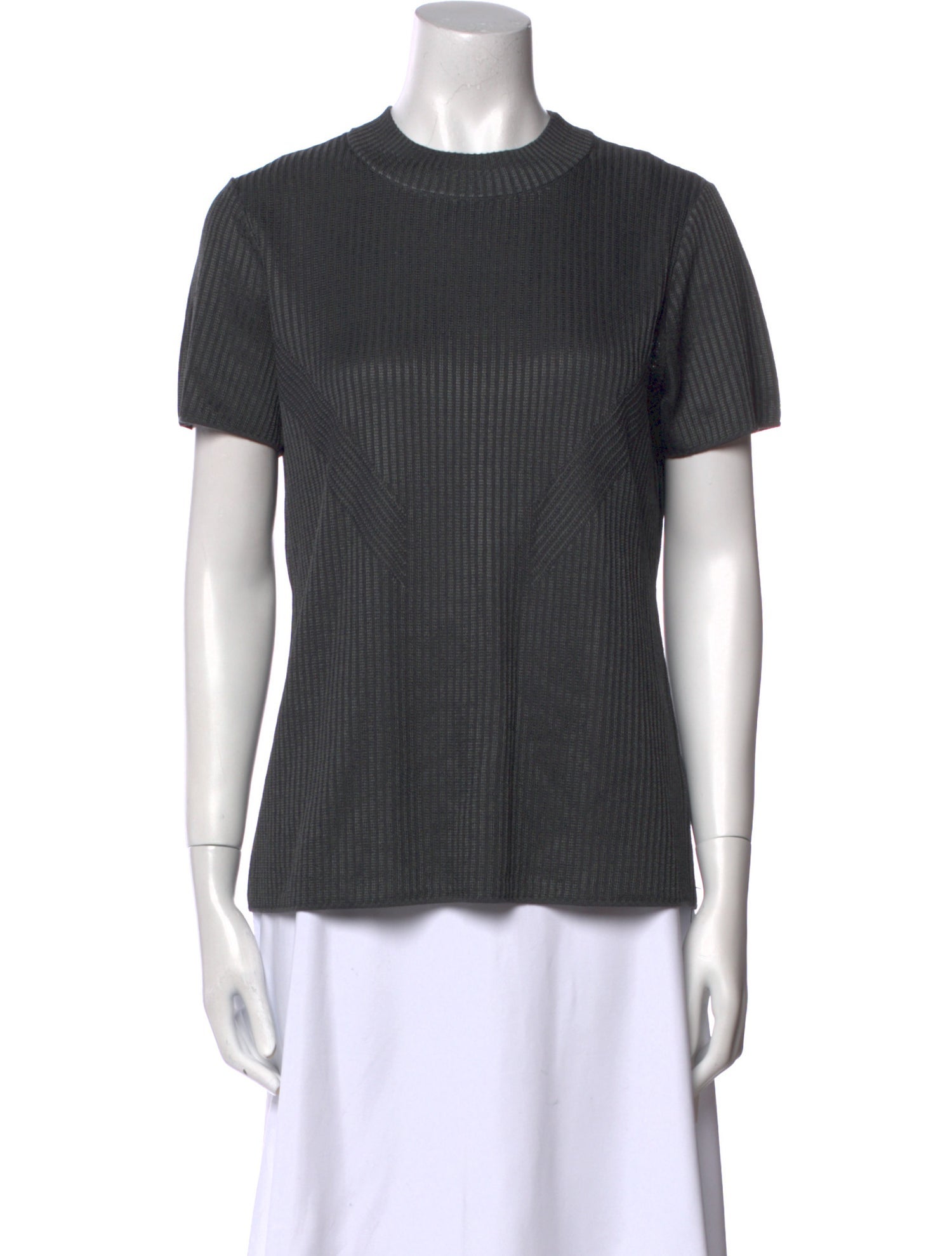 St. John Crew Neck Short Sleeve T-Shirt