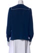 St. John V-Neck Long Sleeve Polo