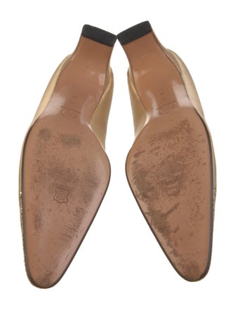 St. John Satin Sequin Embellishments Pumps