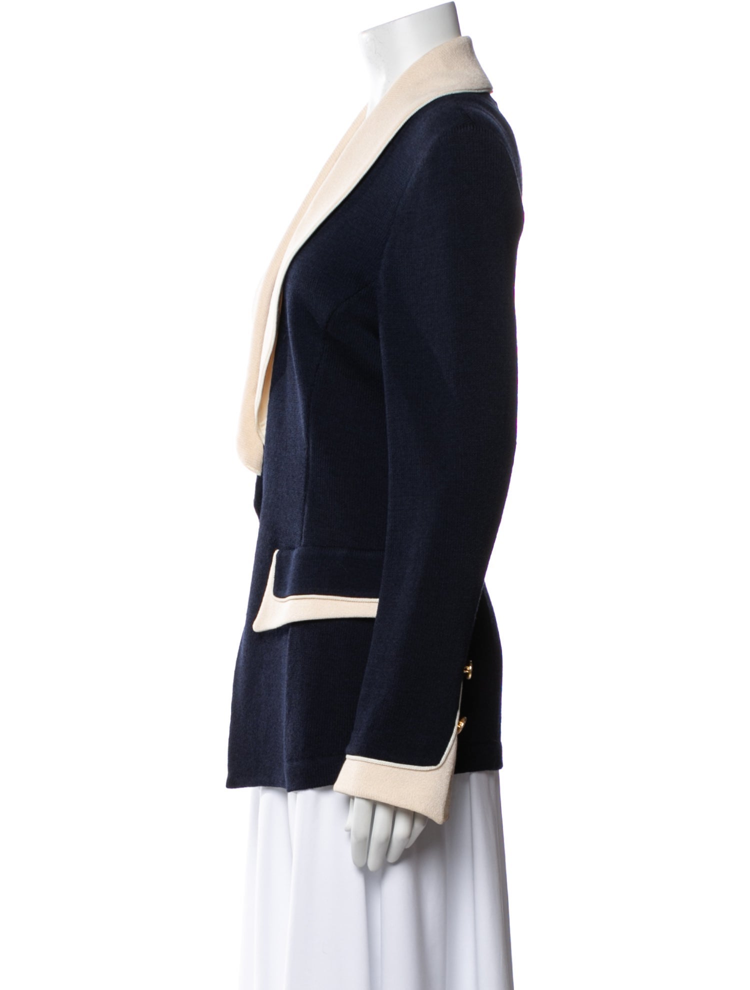 St. John Colorblock Pattern Blazer