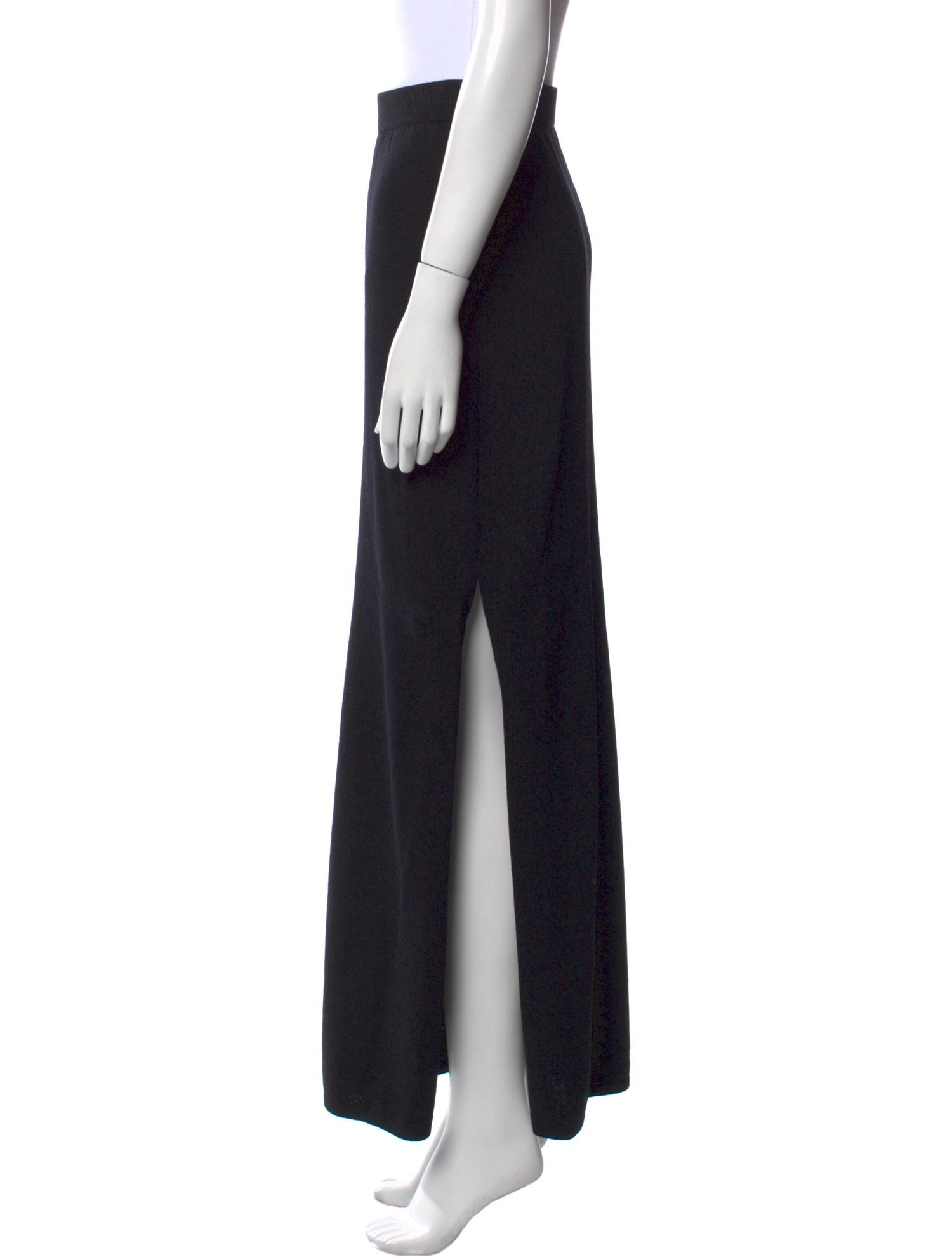 St. John Cutout Accent Long Skirt