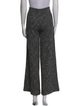 St. John Tweed Pattern Wide Leg Pants