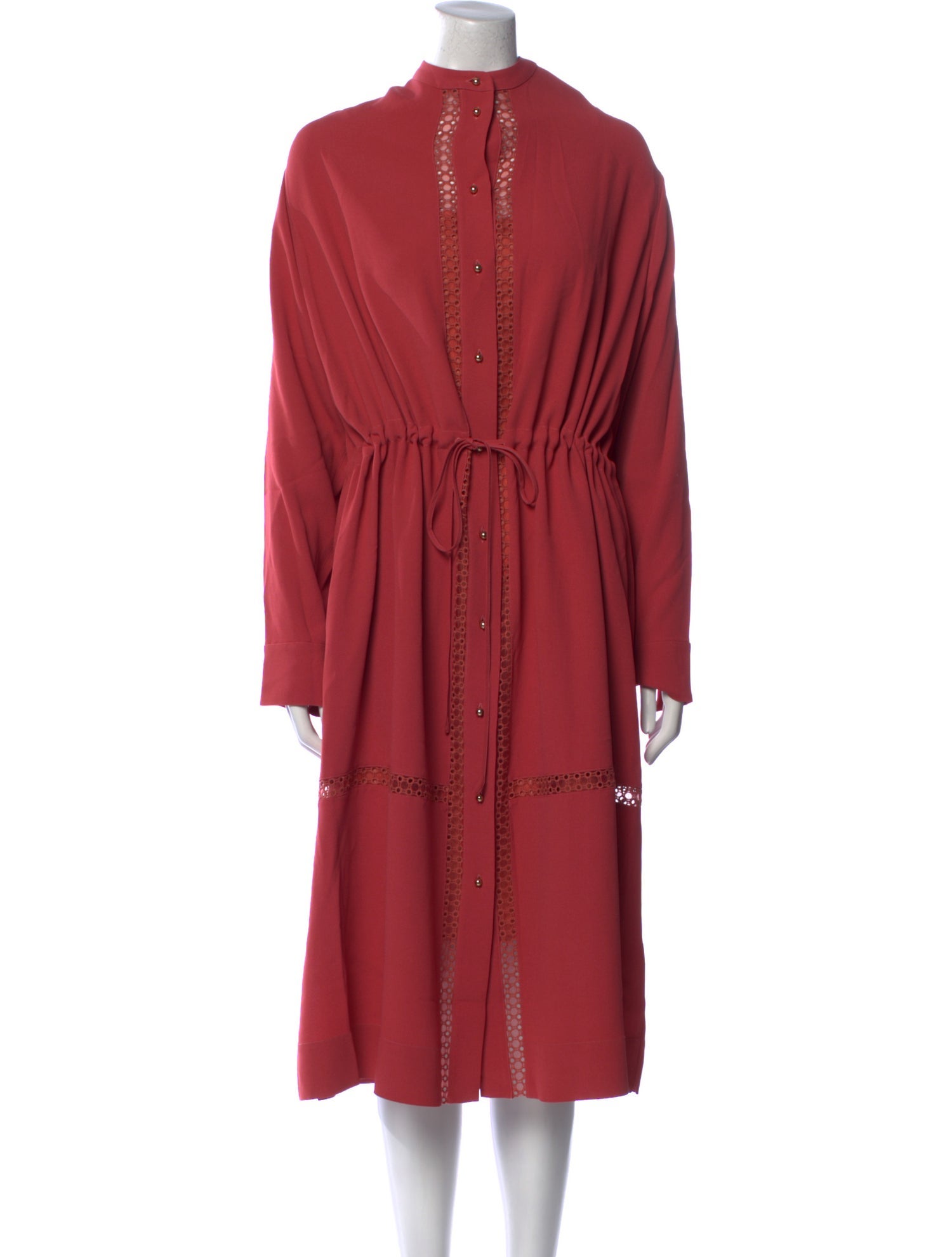 St. John Mock Neck Midi Length Dress w/ Tags