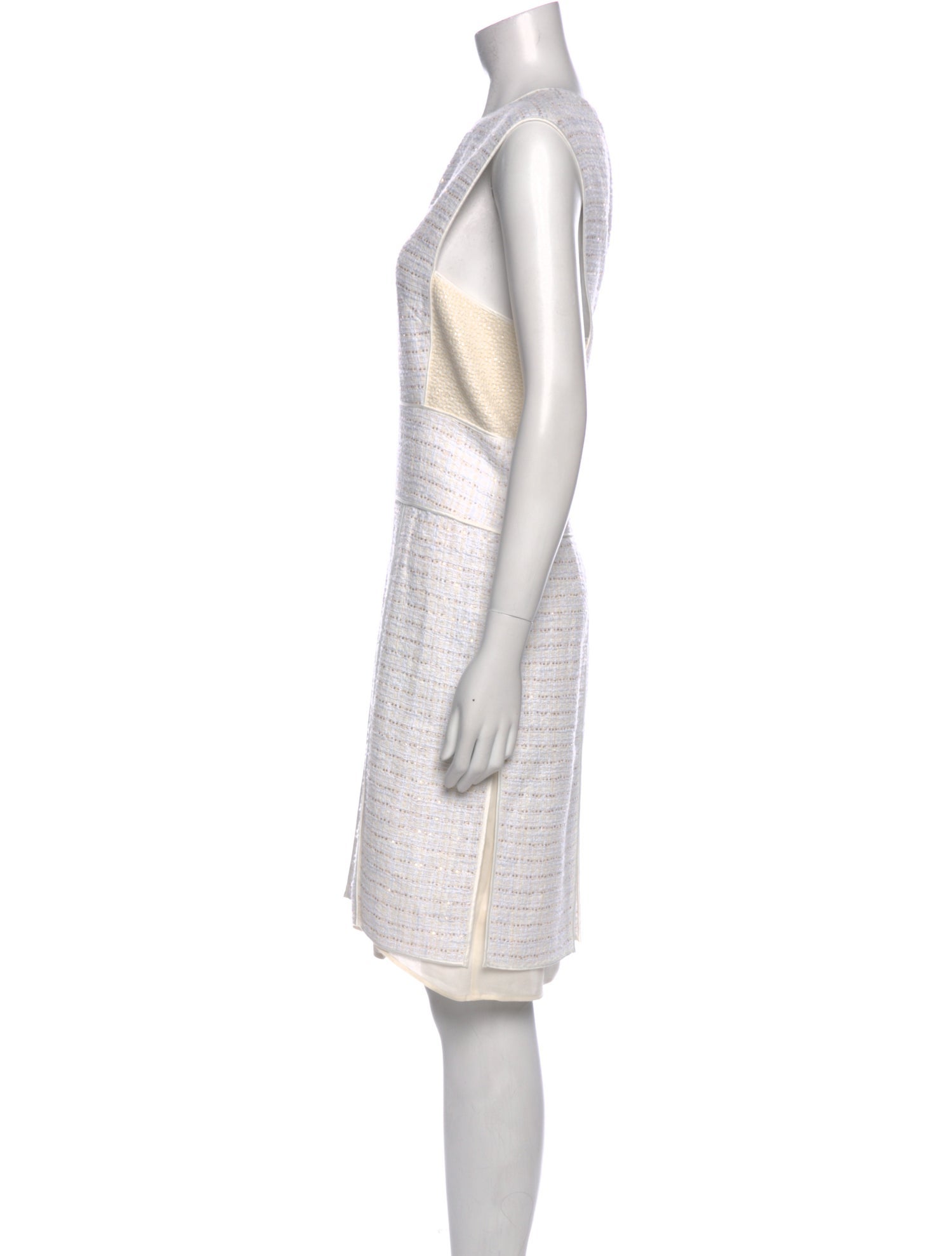 St. John Bateau Neckline Knee-Length Dress w/ Tags