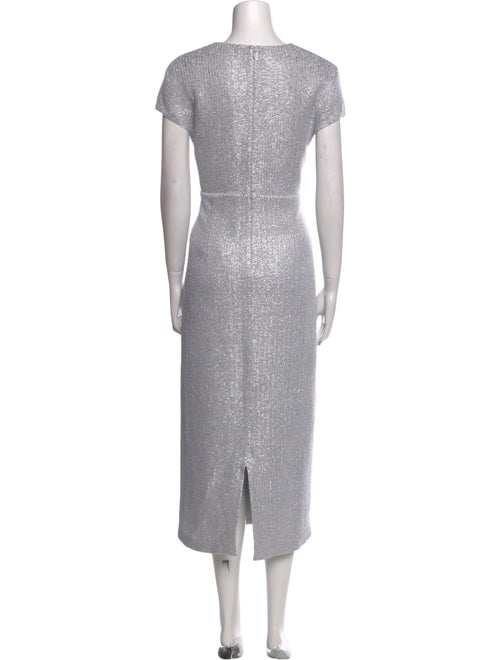 St. John V-Neck Long Dress