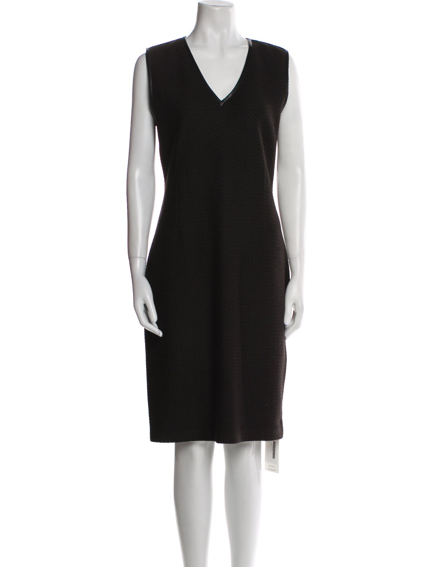 St. John V-Neck Knee-Length Dress
