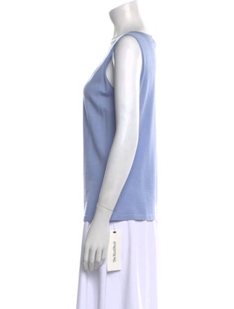 St. John Wool Scoop Neck Top