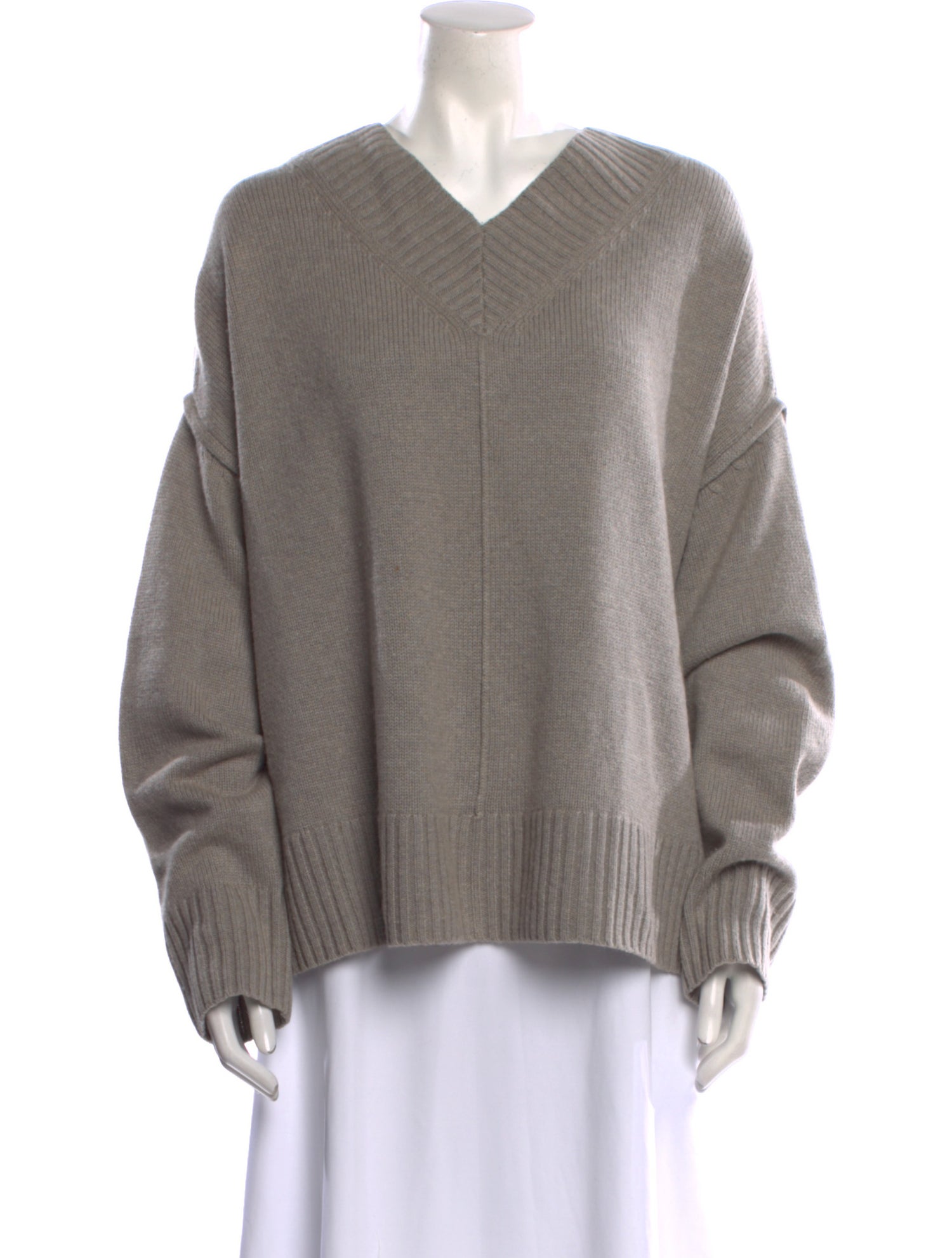 St. John Cashmere V-Neck Sweater