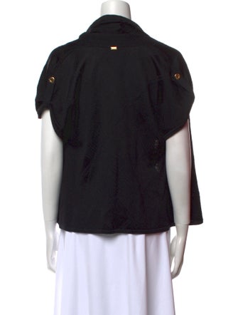 St. John Wool Cowl Neck Sweater