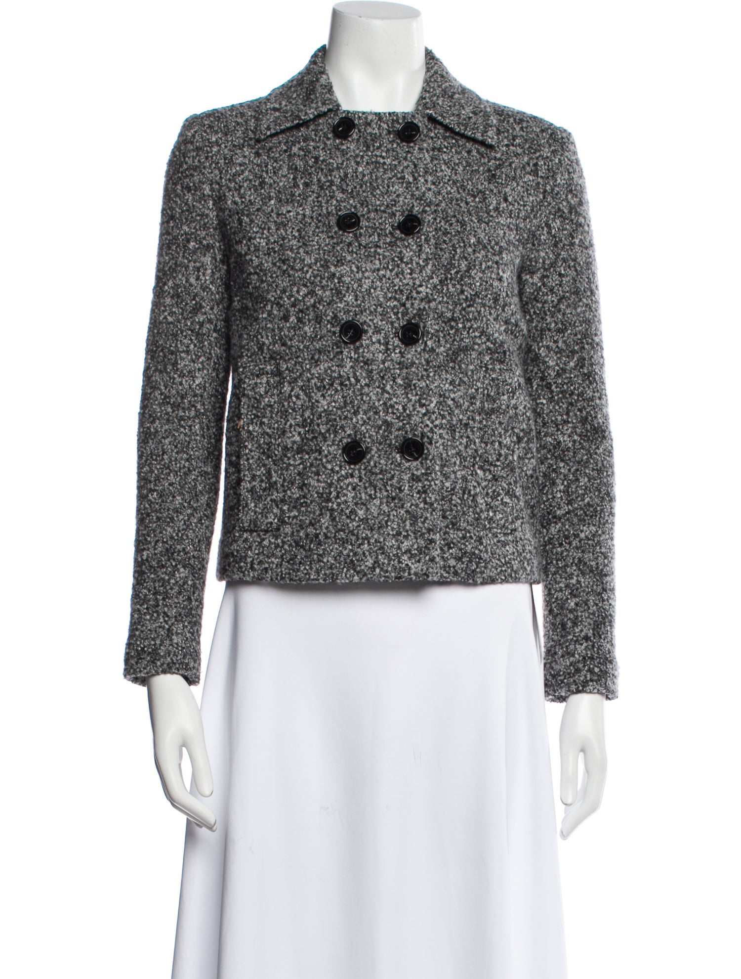 St. John Tweed Pattern Blazer