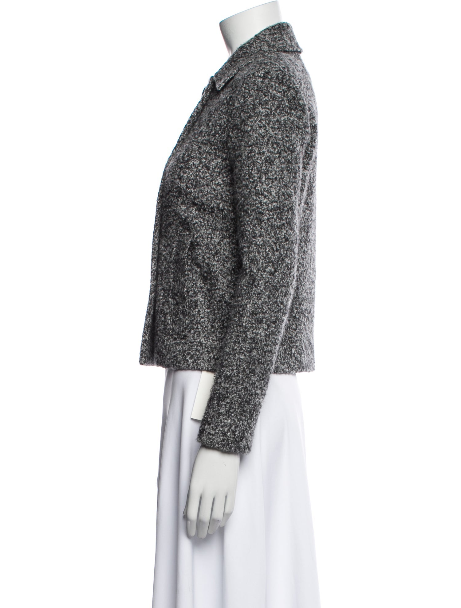 St. John Tweed Pattern Blazer