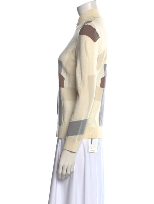 St. John Wool Printed Sweater