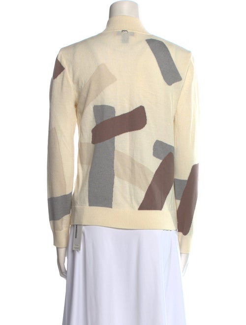 St. John Wool Printed Sweater