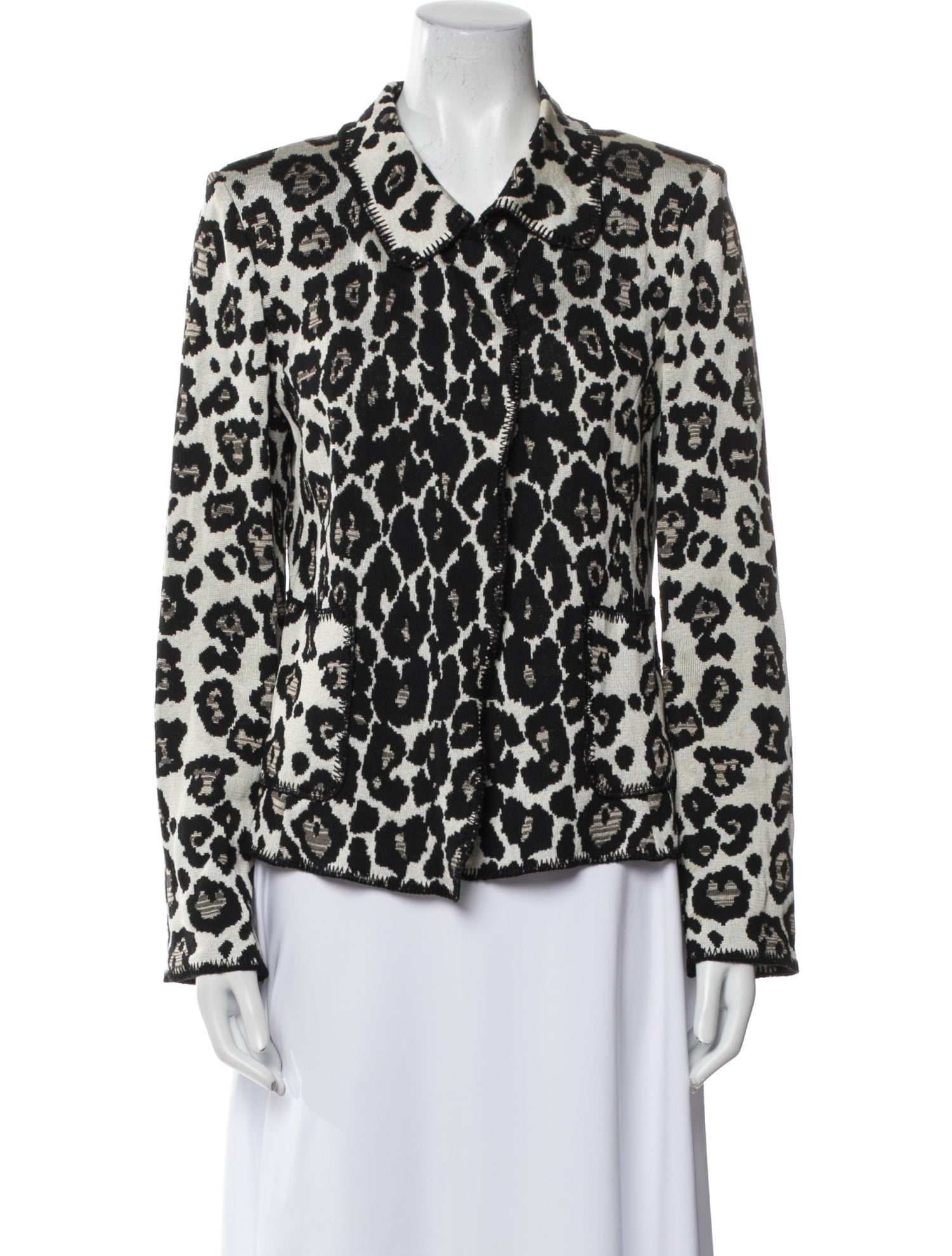 St. John Animal Print Evening Jacket