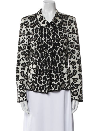 St. John Animal Print Evening Jacket