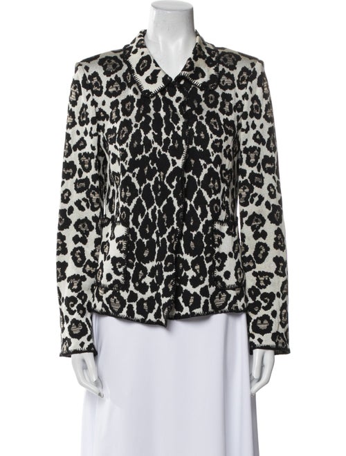 St. John Animal Print Evening Jacket