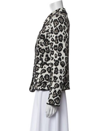 St. John Animal Print Evening Jacket