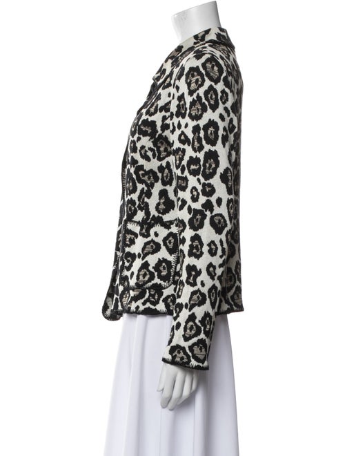 St. John Animal Print Evening Jacket