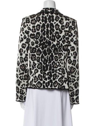 St. John Animal Print Evening Jacket
