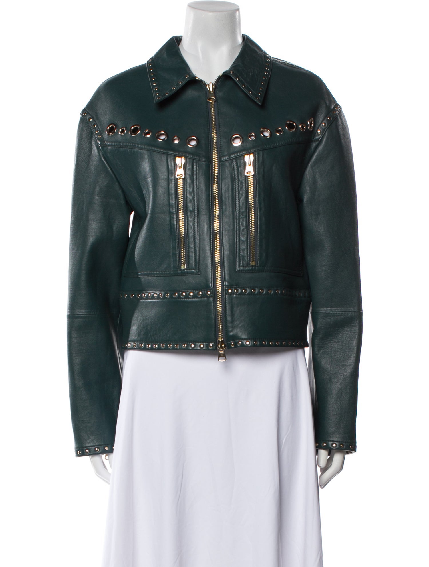 St. John Leather Biker Jacket