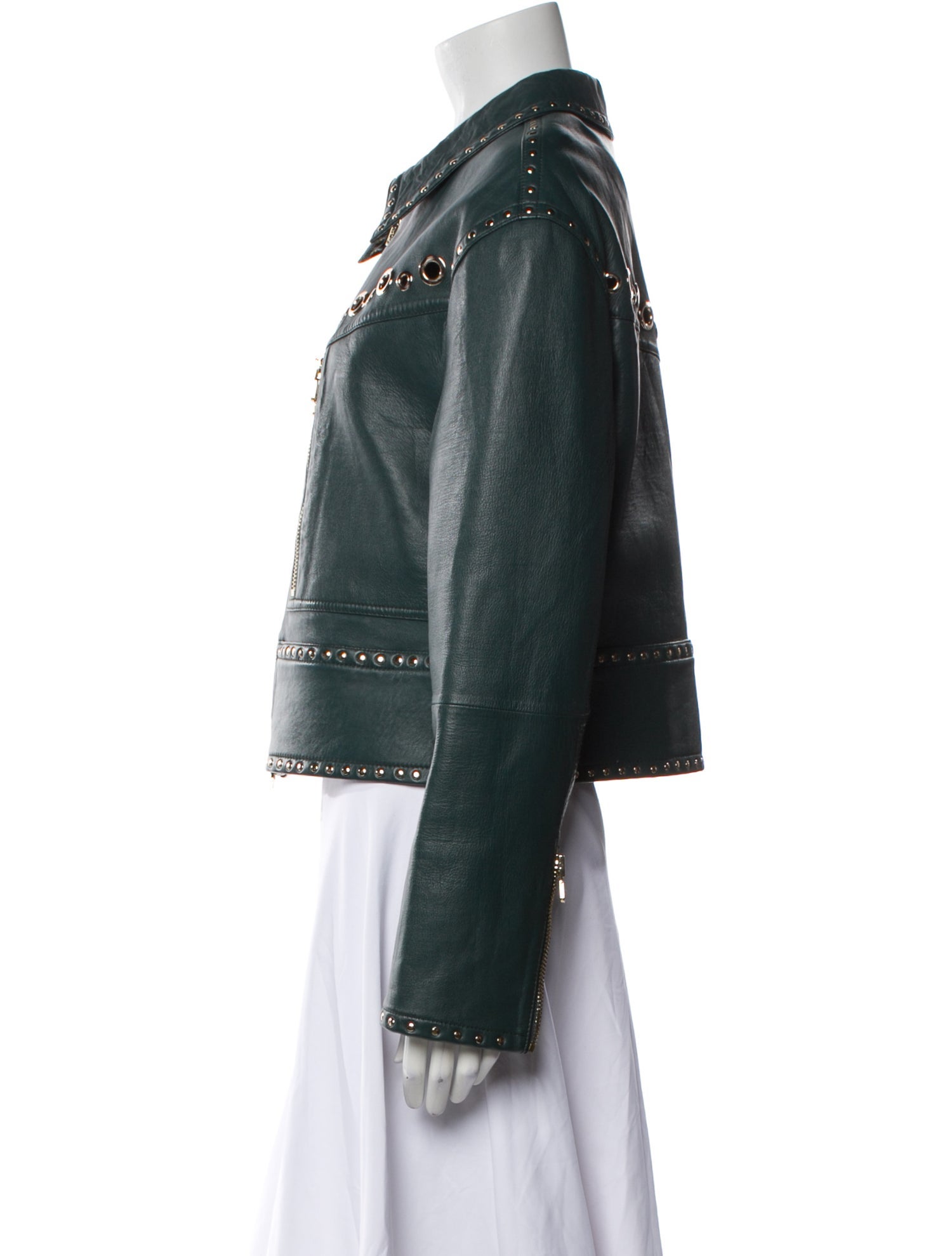 St. John Leather Biker Jacket