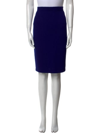 St. John Wool Knee-Length Skirt