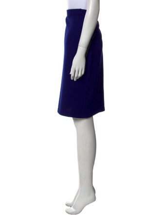 St. John Wool Knee-Length Skirt