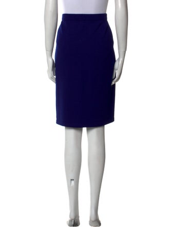 St. John Wool Knee-Length Skirt