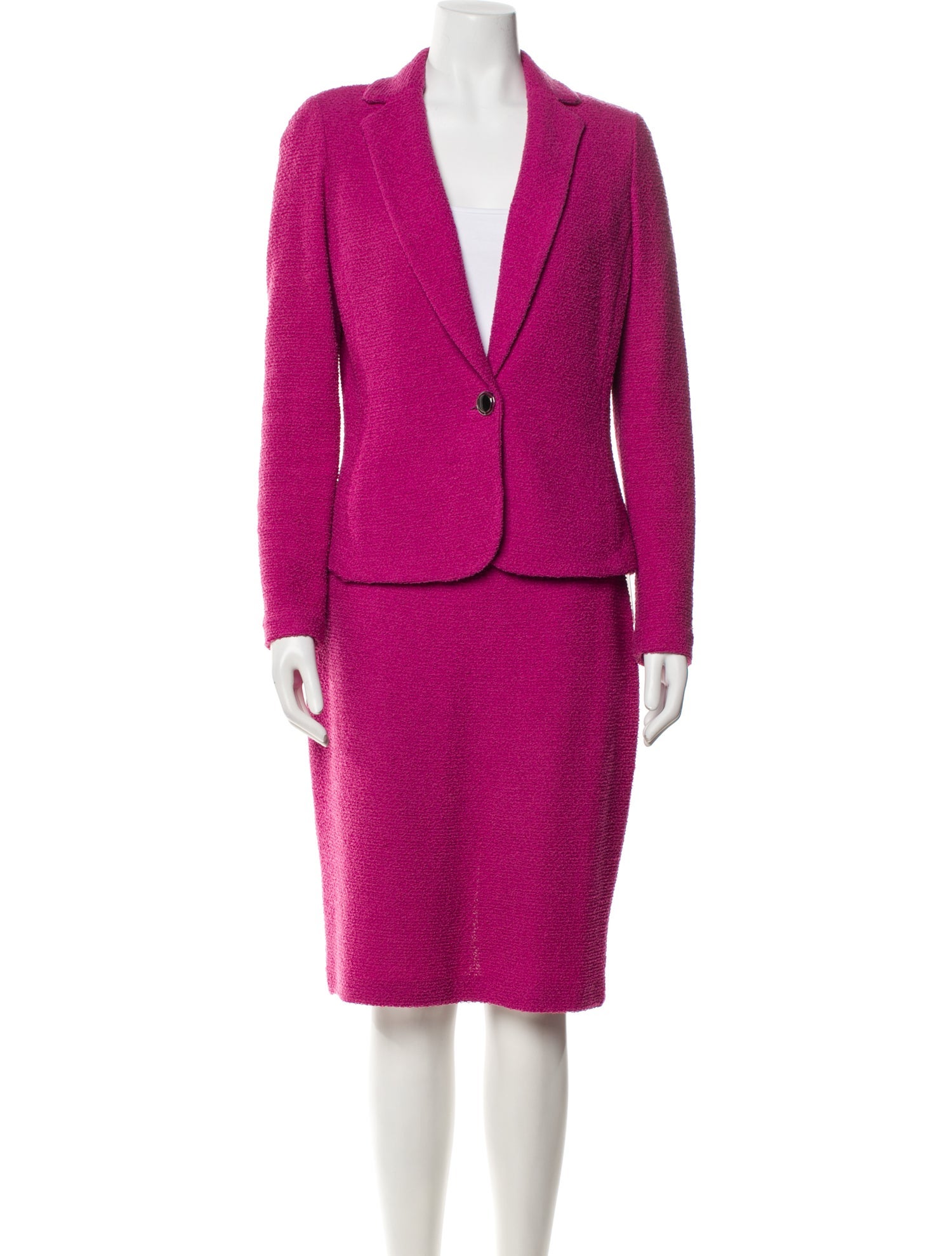 St. John Wool Skirt Suit