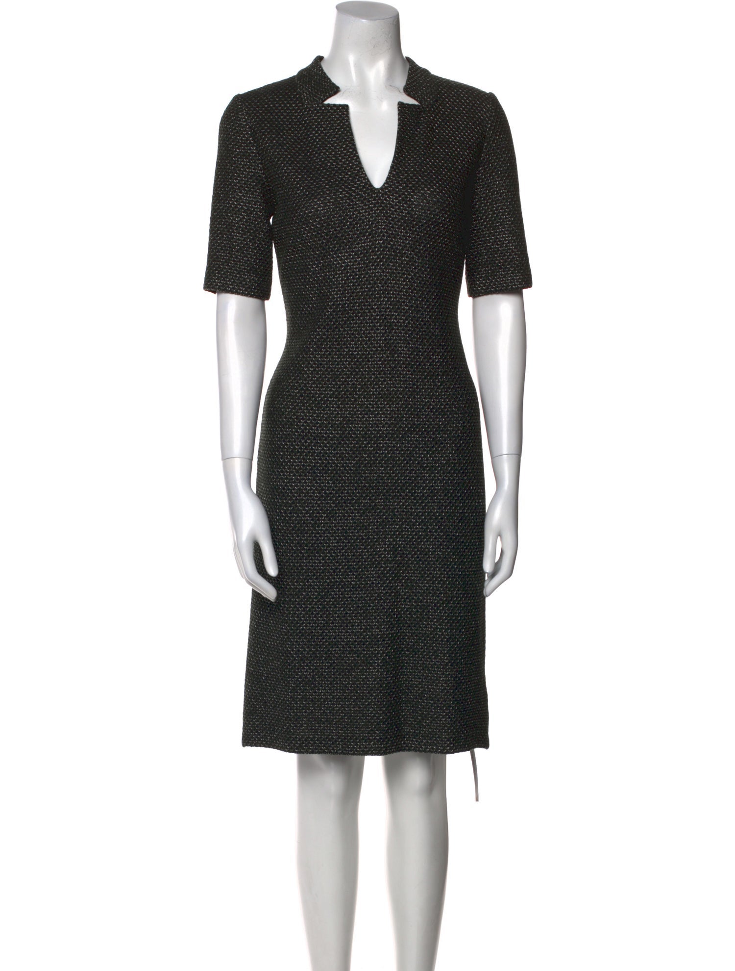 St. John Printed Knee-Length Dress