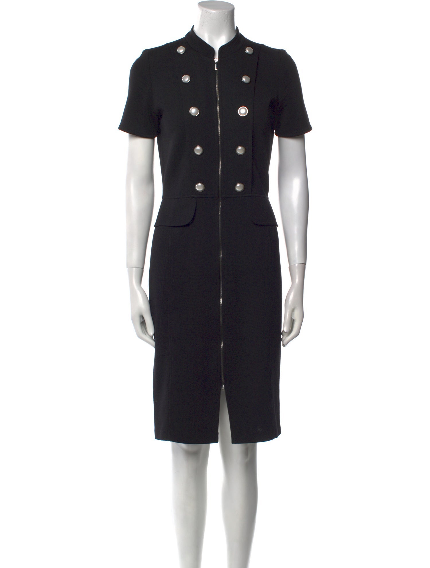 St. John Wool Knee-Length Dress