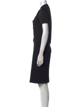 St. John Wool Knee-Length Dress