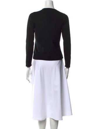 St. John Wool Graphic Print Sweater