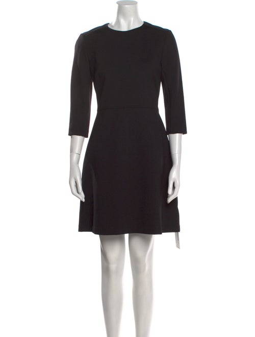 St. John Crew Neck Mini Dress