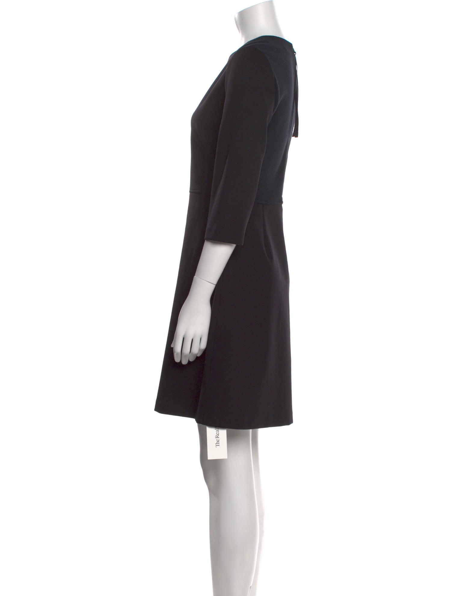 St. John Crew Neck Mini Dress