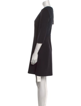 St. John Crew Neck Mini Dress