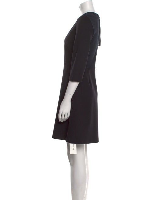 St. John Crew Neck Mini Dress